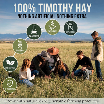 30 lb Premium Timothy Hay for Rabbits & Guinea Pigs | Farm Fresh Utah Grown (Copy) (Copy)